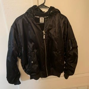 Victoria’s Secret PINK Fleece Lined Hooded Bomber